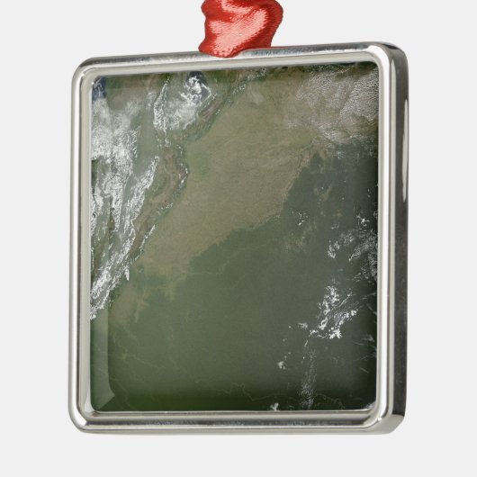 Ornement En Métal Vue satellite de la Colombie-Est (Gauche)