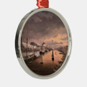 Ornement En Métal Vue sur l'Aura à Turku (Droite)