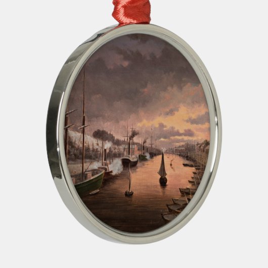 Ornement En Métal Vue sur l'Aura à Turku (Droite)