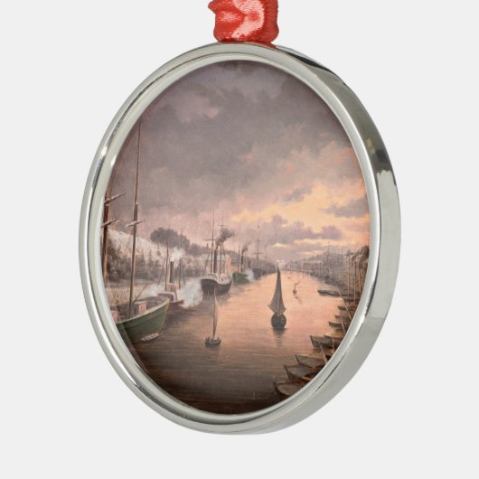 Ornement En Métal Vue sur l'Aura à Turku (Gauche)