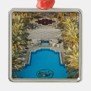Ornement En Métal Vue surélevée de la piscine de l'hôtel Herods Pala