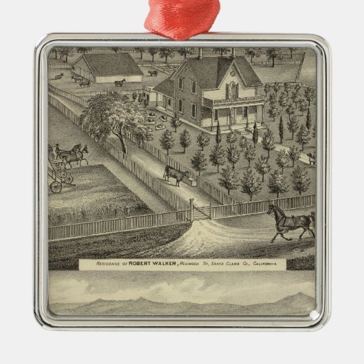 Ornement En Métal Walker, les résidences de Ball (Devant)