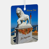 Ornement En Métal Welcome Fall Coastal St Augustine Floride (Avant droite)