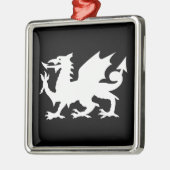 Ornement En Métal Welsh Dragon (Gauche)
