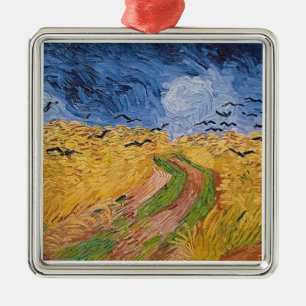 Ornement En Métal Wheatfield de Vincent van Gogh avec des