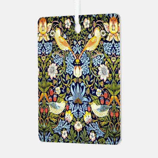 Ornement En Métal William Morris, Strawberry Thief, (Avant gauche)