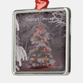 Ornement En Métal Winter Wonderland Vacances (Gauche)