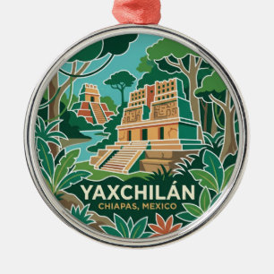 Ornement En Métal Yaxchilán Mexique