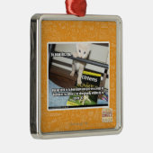 Ornement En Métal Yu DIS rouge un. (Droite)