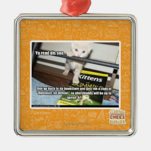 Ornement En Métal Yu DIS rouge un.