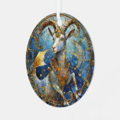 Ornement En Métal Zodiaque - Capricorne Chèvre de mer (Avant gauche)