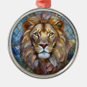 Ornement En Métal Zodiaque - Léon le Lion (Devant)
