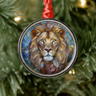 Ornement En Métal Zodiaque - Lion le Lion