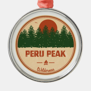 Ornement En Métal Zone sauvage de Peru Peak Vermont