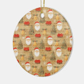 Ornement en papier de Noël Vintage (Gauche)