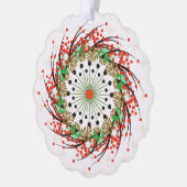 Ornement en papier-panneau de vacances (Gauche)