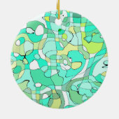 Ornement en porcelaine de griffes vertes (Dos)