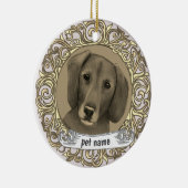 ornement en souvenir d'un dachshund (Droite)