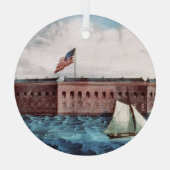 Ornement En Verre ABH Fort Sumter (Verso)