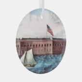 Ornement En Verre ABH Fort Sumter (Avant droite)