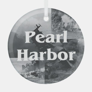 Ornement en verre ABH Pearl Harbour