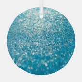 Ornement En Verre Abstrait bleu, arrière - plan artistique. (Verso)