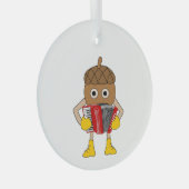 Ornement En Verre Accordion Nut (Avant droite)