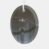 Ornement En Verre Aigle de Bald en vol (Avant gauche)