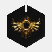 Ornement En Verre Ailes de Steampunk (Verso)