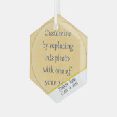 Ornement En Verre Ajouter une licence photo (Avant gauche)