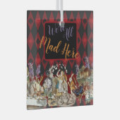 Ornement En Verre Alice au pays des merveilles Mad Cheshire Chat (Avant droite)