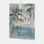 Ornement En Verre Aloha Hawaiian (Avant gauche)