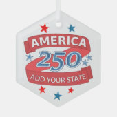 Ornement En Verre America 250 Add State 250th Anniversary Keepsake (Recto)