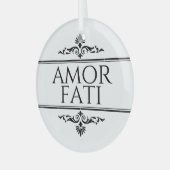 Ornement En Verre Amor Fati (Avant gauche)