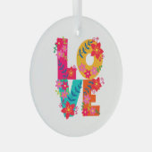 Ornement En Verre Amour arc-en-ciel (Avant droite)