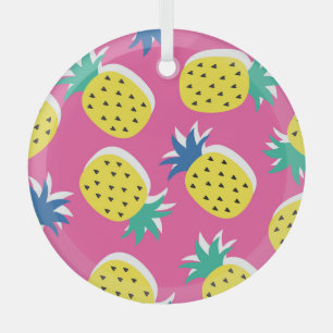 Ornement En Verre Ananas Couleurs folles : Pop-Art chilien.