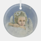 Ornement En Verre Ange de Noël (Recto)