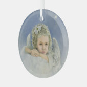 Ornement En Verre Ange de Noël (Avant gauche)