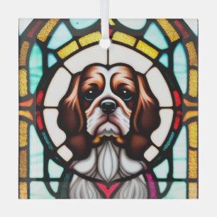 Ornement En Verre Anglais Cocker Spaniel "Verre Tiré"