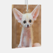 Ornement En Verre Animaux de bébés cutest | Fennec Fox (Avant droite)