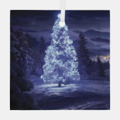 Ornement En Verre Arbre de Noël (Verso)