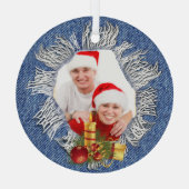 Ornement En Verre Arbre de Noël (Verso)