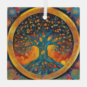 Ornement En Verre Arbre de vie (Verso)