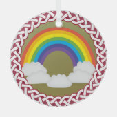 Ornement En Verre Arbre Jesse Arbre Arc-en-ciel (Recto)