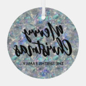 Ornement En Verre Arrière - plan en pierre optique Holographique Joy (Verso)