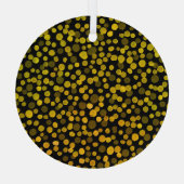 Ornement En Verre Art Abstrait : Aquarelle Points Créatifs. (Verso)