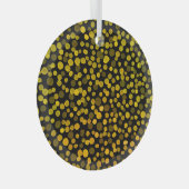 Ornement En Verre Art Abstrait : Aquarelle Points Créatifs. (Avant droite)