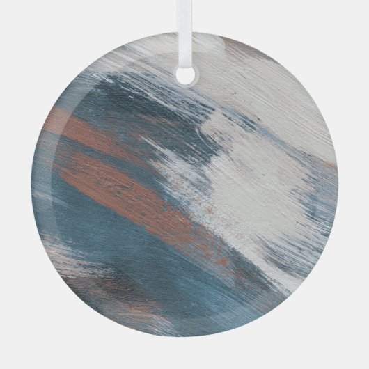 Ornement En Verre Art Abstrait : Brush Strokes Versatile. (Recto)