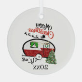 Ornement En Verre art de Noël (Verso)