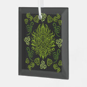 Ornement En Verre Art maori néo-zélandais (Avant gauche)